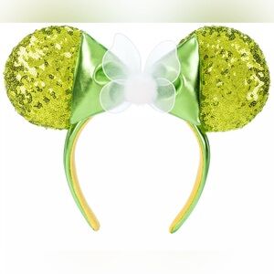 Disney Parks Tinkerbell Green Sequin Ears
